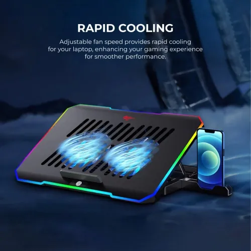 Support de Refroidissement pour PC Portable et téléphone Gamer Havit F2069.