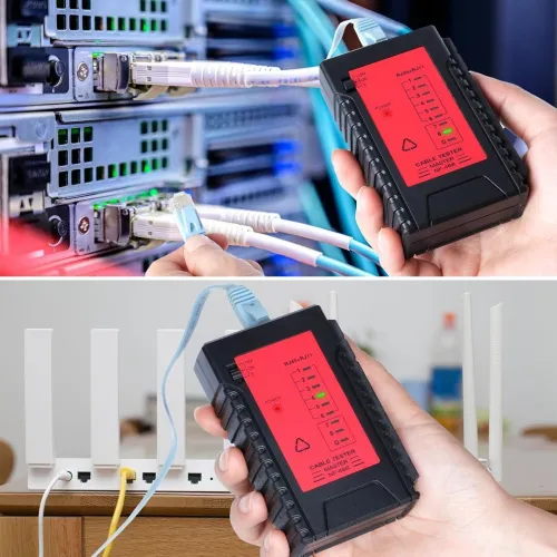 Testeur de câble réseau RJ45 RJ11 - Testeur de réseau - Testeur de câble Ethernet