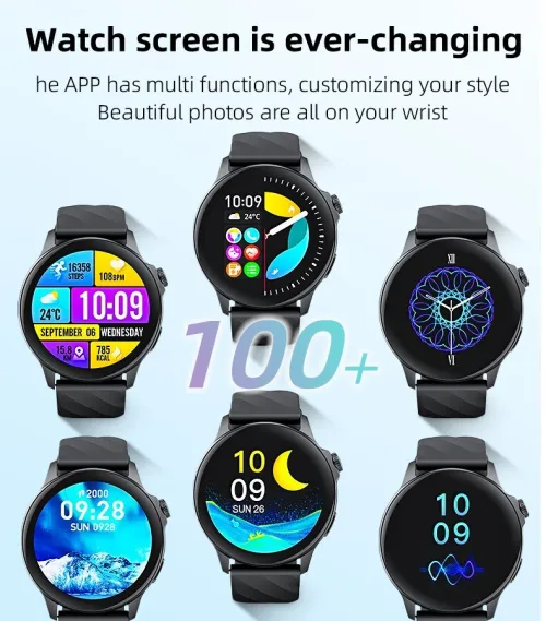 Smartwatch Circular YESIDO IO29 | Écran HD, Étanchéité IP67 et Autonomie Longue Durée