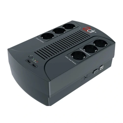 Onduleur ADR202 650VA/390W 6 prises + 2 ports USB