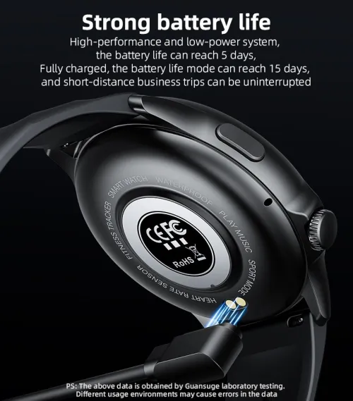 Smartwatch Circular YESIDO IO29 | Écran HD, Étanchéité IP67 et Autonomie Longue Durée
