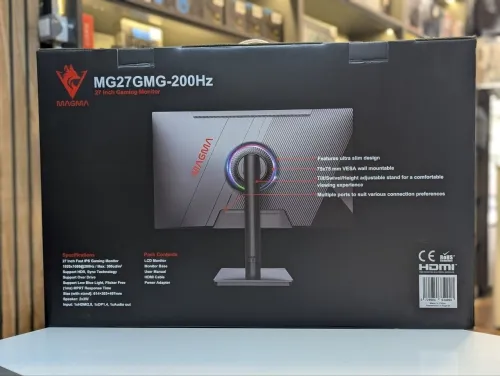 ECRAN MAGMA MG27GMG 27" FH 1920*1080, 200HZ/1MS/Haut-parleurs intégré/DisplayPort,HDMI