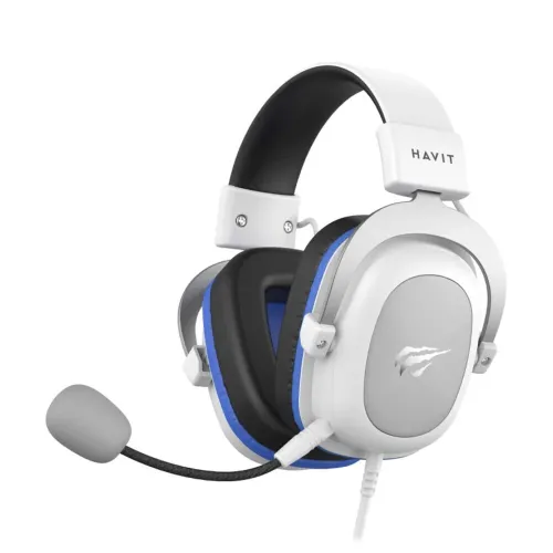 Casque de jeu HAVIT H2002d, fiche 3,5 mm, pour PC, PS4, XBOX ONE BLANC