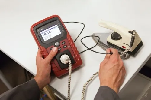 Testboy TV465 Testeur d'appareils électriques avec mesures d'isolation de terre et courant de fuite