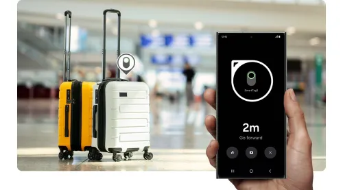 traceur d'objets connecte conçu pour retrouver clés, sac, bagages Galaxy SmartTag2