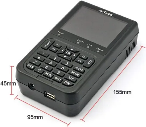 Satlink WS6906 Testeur de Signal Satellite Portable Réglage Facile et Précis très bonne état