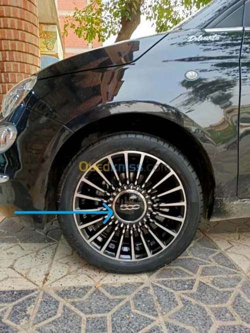 Cache Moyeu Jante Fiat 500 