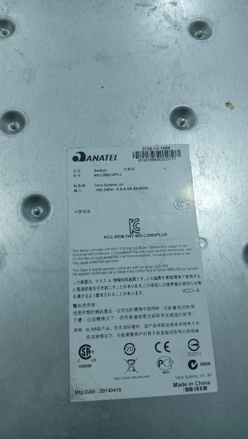Switch Cisco 24 port 