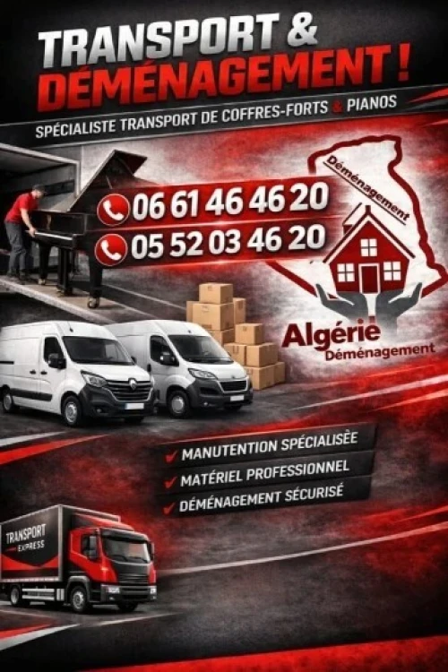 ~DEMENAGEMENT /TRANSPORT /MANUTENTION