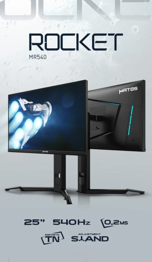 MATOS ROCKET MR540 25" FULL HD 0.02MS 540HZ AJUSTABLE