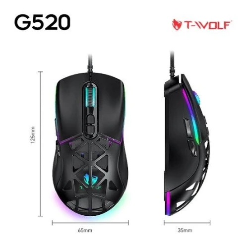 SOURIS GAMING T-WOLF G520 RGB