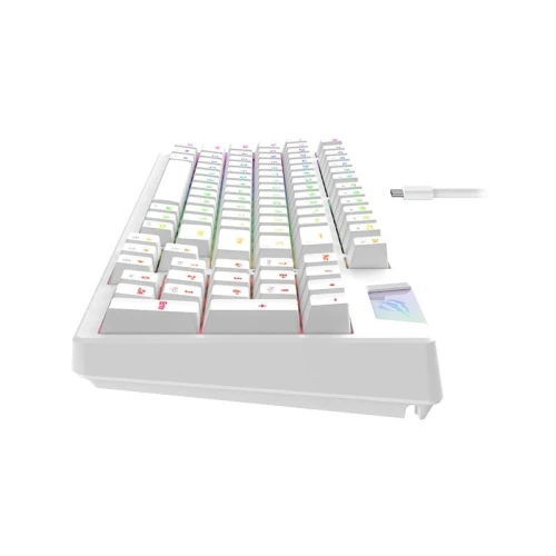 CLAVIER HAVIT GAMENOTE KB885L RGB MECANIQUE WHITE