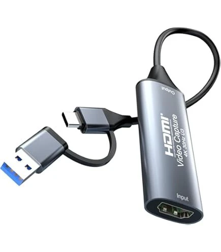 VIDEO CAPTURE HDMI TO USB-C USB3.0 4K 30Hz