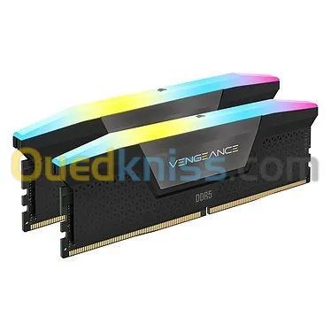 RAM CORSAIR 32GO 2X16GO 6400MHZ VENGEANCE RGB DDR5 CL36