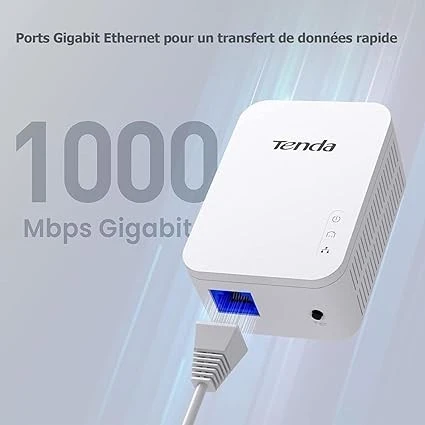 KIT CPL TENDA GIGABIT POWERLINE AV1000 PH3
