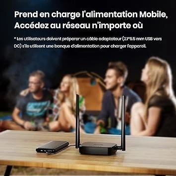 ROUTEUR TENDA 4G03 PRO N300 WIFI 4G