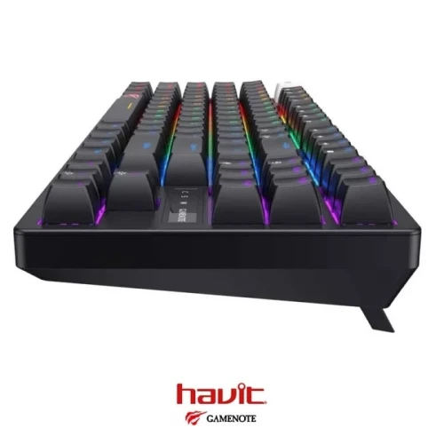 CLAVIER HAVIT GAMENOTE KB892L RGB BLEU SWITCH