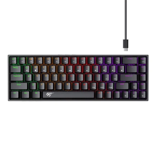 CLAVIER HAVIT GAMENOTE KB881L RGB MECANIQUE BLACK