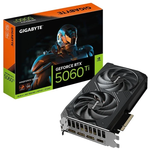CARTE GRAPHIQUE GIGABYTE RTX 5060 TI WINDFORCE OC 16GO