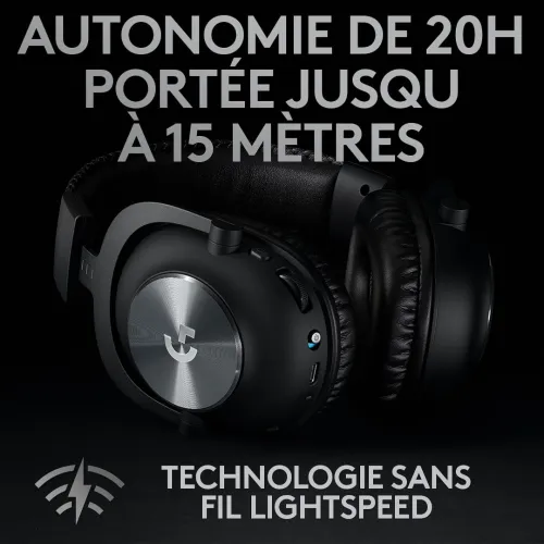 COMBO LOGITECH PRO X LIGHTSPEED CASQUE + SOURIS WIRELESS 