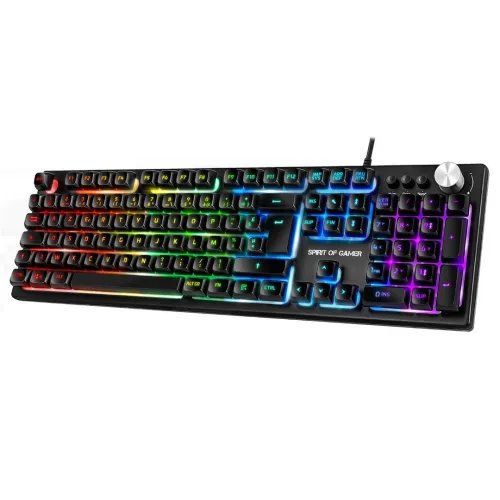 CLAVIER SPIRIT OF GAMER PRO K7 RGB SEMI MECANIQUE