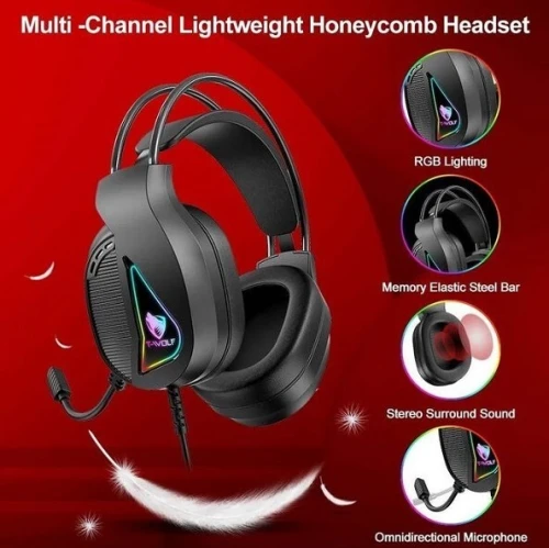 T-WOLF TF400 COMBO GAMING CLAVIER SOURIS TAPIS CASQUE 4IN1
