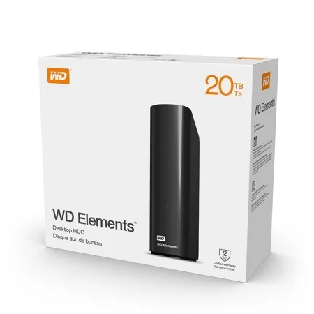 DISQUE DUR EXTERNE WD ELEMENTS 20TO USB3.2