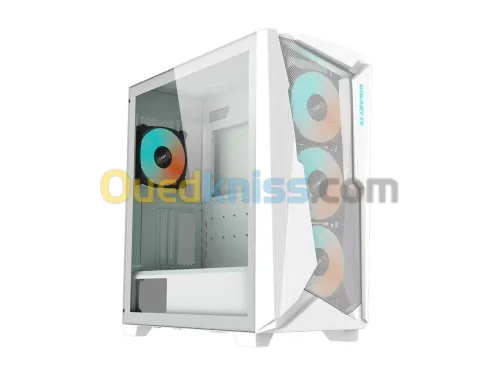 BOITIER GIGABYTE C301 GLASS WHITE V2 ARGB