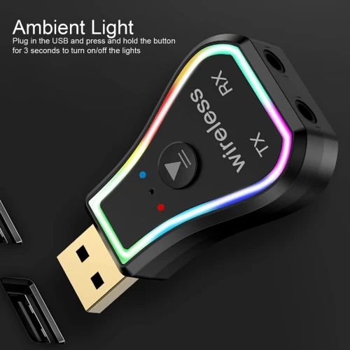 ADAPTATEUR BLUETOOTH 5.0 TRANSMETTEUR et RECEPTEUR H21