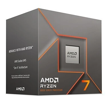 PROCESSEUR AMD RYZEN 7 8700F (4.1 GHz / 5.0 GHz) BOX
