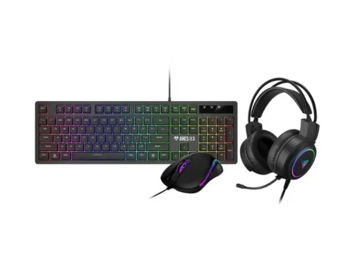COMBO CLAVIER SOURIS CASQUE GAMDIAS POSEIDON E2 RGB