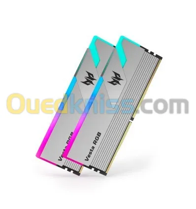RAM ACER PREDATOR 32GO 2X16GO 6000MHZ VESTA II DDR5 RGB CL36 SILVER