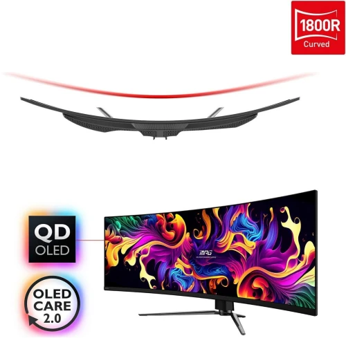 ECRAN MSI MPG 491CQP - 0.03MS - 144HZ - 5K - 49 - QD-OLED - CURVED