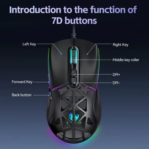 SOURIS GAMING T-WOLF G520 RGB