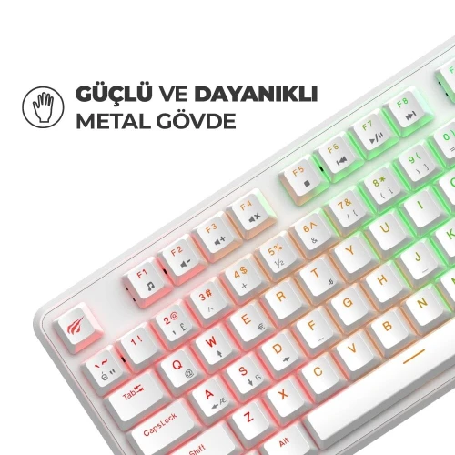 CLAVIER HAVIT GAMENOTE KB870L RGB BLEU SWITCH