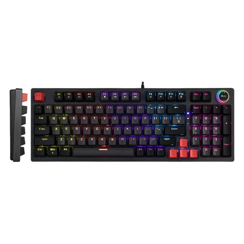 COMBO CLAVIER SOURIS GAMING JEDEL CKL114 MECANIQUE RED SWITCH