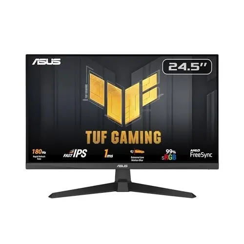 ECRAN ASUS TUF GAMING VG259Q3A - FULL HD - 1MS - 180HZ - FAST IPS - 25" - SPEAKERS