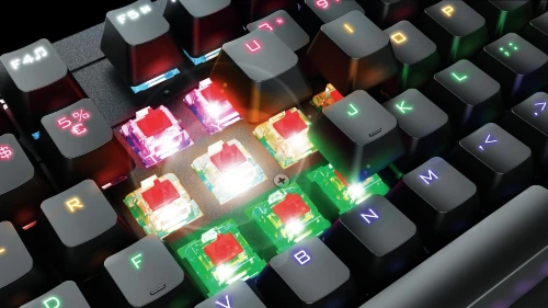 COMBO CLAVIER SOURIS GAMING JEDEL CKL114 MECANIQUE RED SWITCH