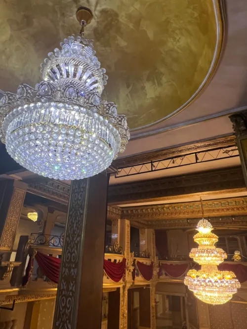 Magnifique lustre en cristal 3metre