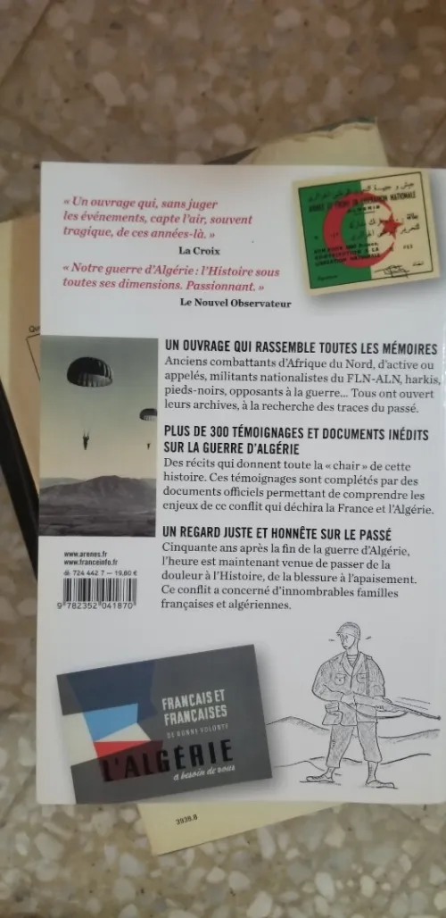 Livres de la guerre d'Algérie