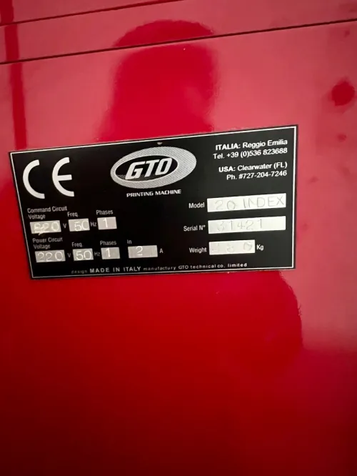 Machine tampographie EVO 2C SLIDER INDEX GTO+ la valise UV-601 vacuum GTO.