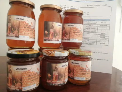 Miel d'abeille naturel pur 100%