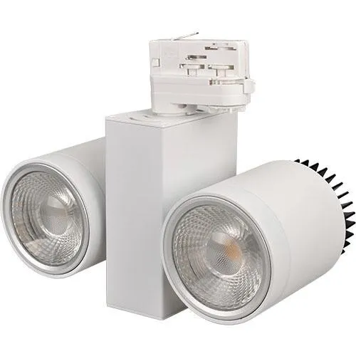 Projecteur led sur rail triphasé ( éclairage commercial )