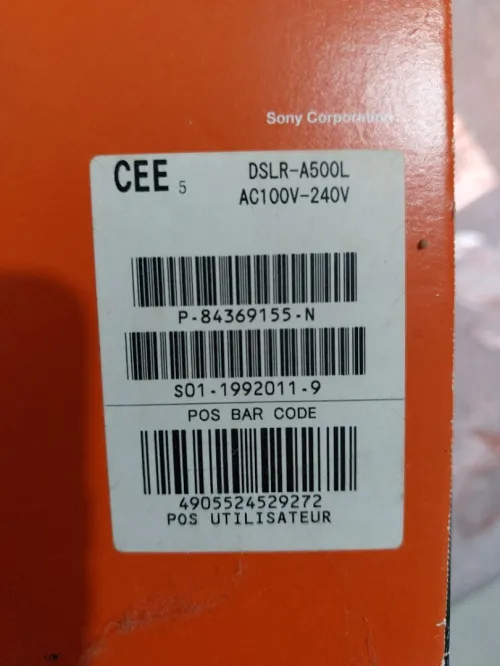 Sony cx t00 caméra 
