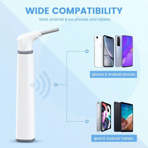 Caméra auriculaire otoscope sans fil كاميرا الأذن أوتوسكوب