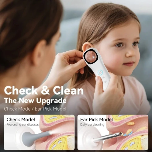 Caméra auriculaire otoscope HD 1080P sans fil كاميرا أذن عالية الدقة