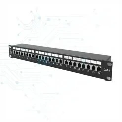 PANNEAU DE BRASSAGE CAT6 UTP 24PORT /CAP/