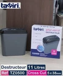 TAZIRI DISTRUCTEUSE DE PAPIER 11 LITRE