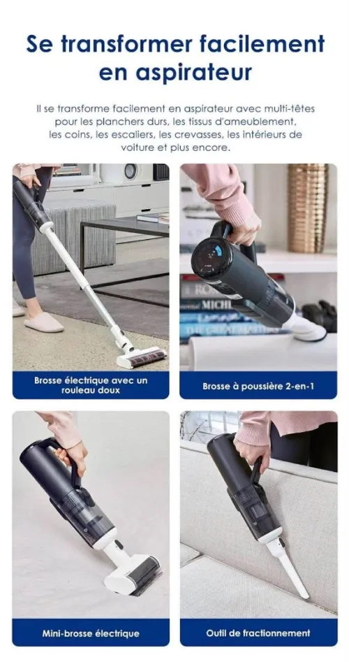 Aspirateur tineco s5 combo power kit NEUF