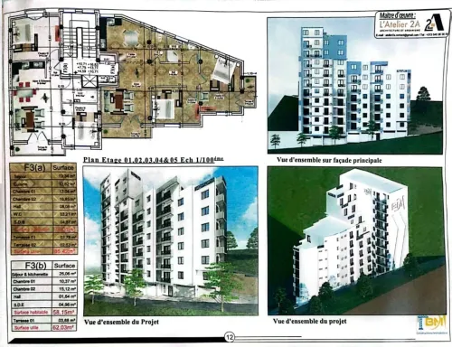 Vente Appartement F3 Béjaïa Bejaia